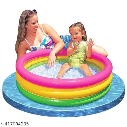 Intex Inflatable Baby Poolc Multi Color (2-feet)