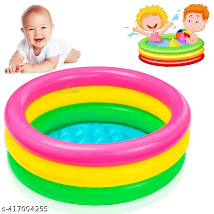 Intex Inflatable Baby Poolc Multi Color (2-feet)